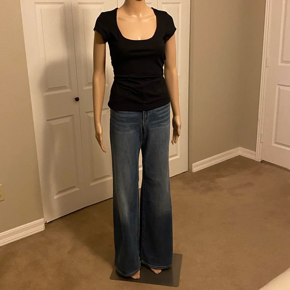 NWT True Religion High Rise, Wide Leg Jeans 28/6 - Picture 8 of 16